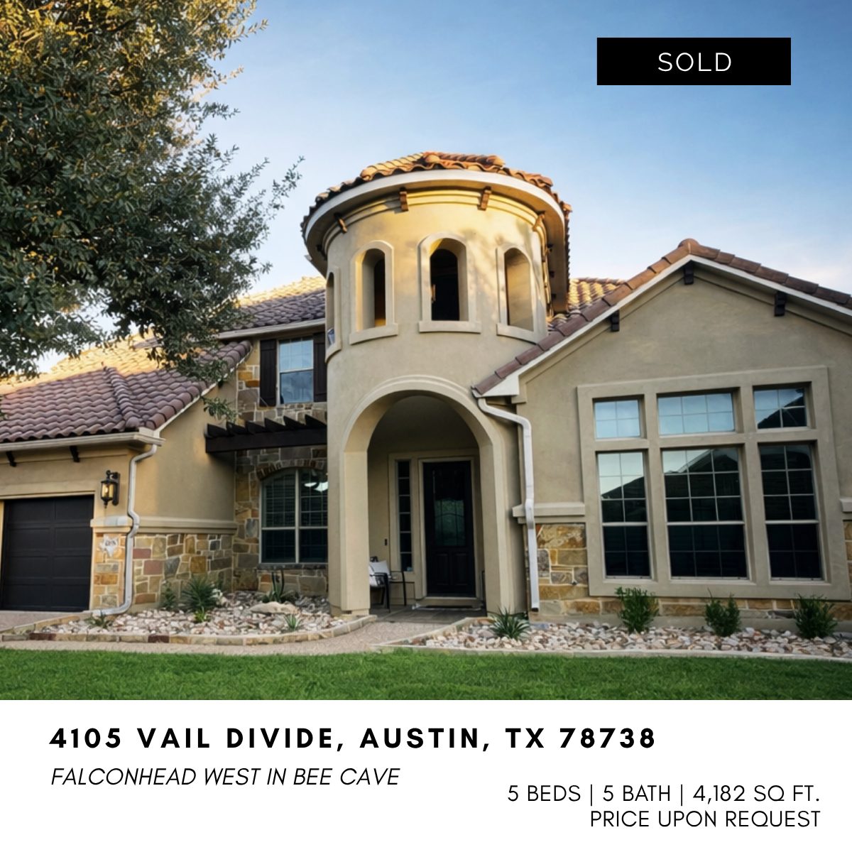 4105 Vail Divide Bee Cave SOLD